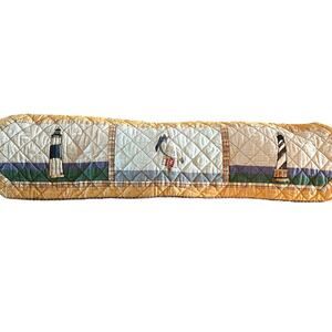 Nautical Handmade Quilted Table Runner 70"